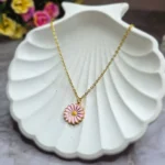 گردنبند طرح بابونه