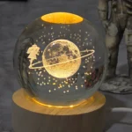 گوی کریستالی طرح ماه و دختر