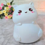 چراغ خواب سیلیکونی گربه
