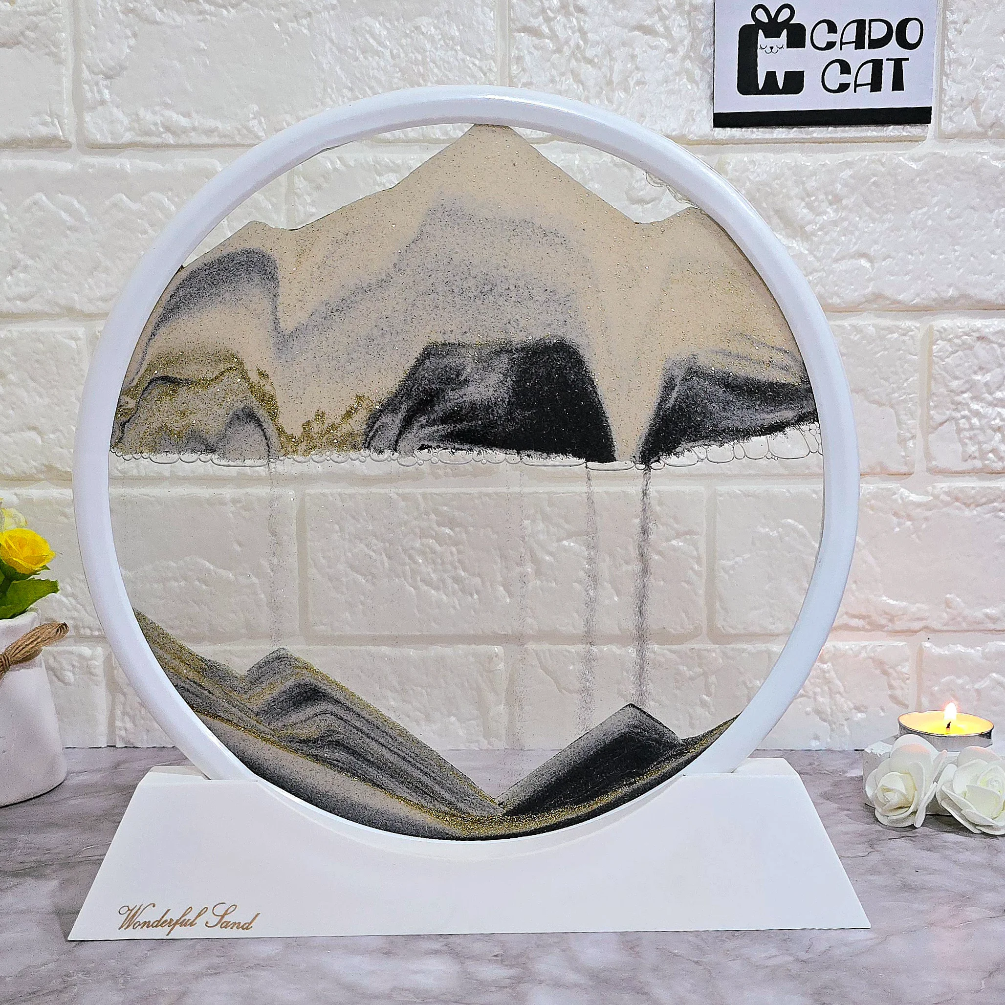 20241007_144926 تابلو شنی طرح دایره - تصویر 1