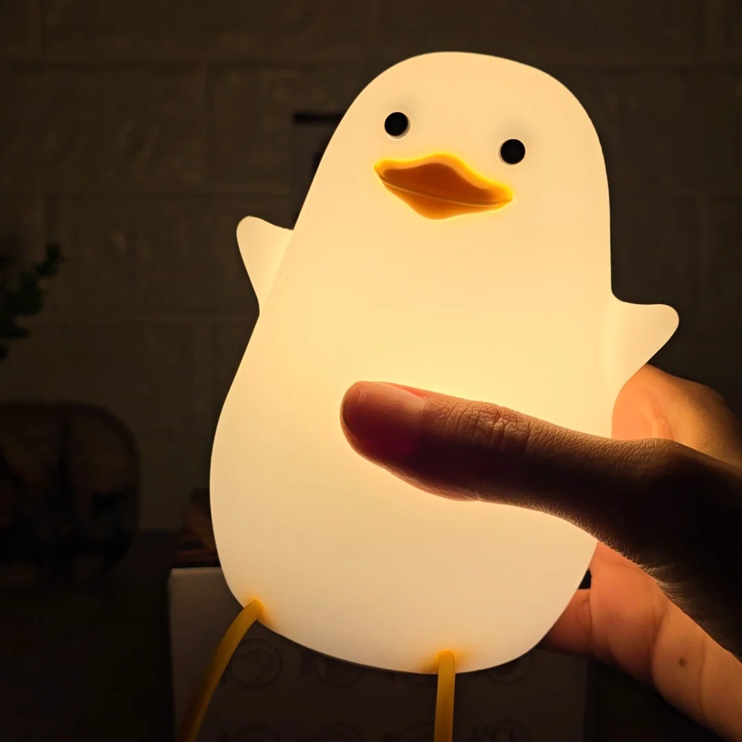 videocapture_۲۰۲۴۱۲۰۶-۱۹۲۵۲۱ چراغ خواب سیلیکونی اردک بغلی - تصویر 1